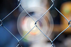 Cyclone fence background