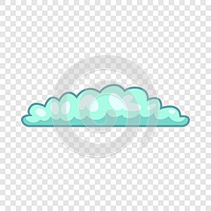 Cyclonic cloud icon, cartoon style photo
