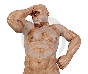 Cyclop isolated on white background