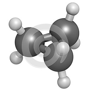 Cyclopropane cycloalkane molecule. Used as anaesthetic.