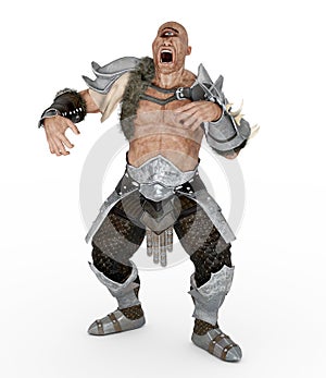 Cyclops Polyphemus against a white background