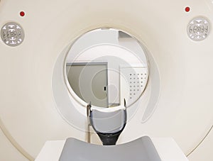 A cyclotron of of the CT scanner