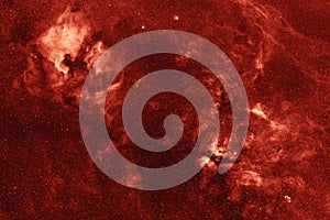 Cygnus constellation Hydrogen nebular clouds