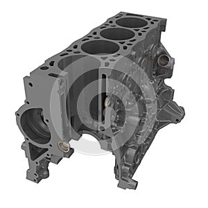 Cylinder block of an internal combustion engine