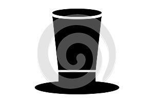 cylinder carnival icon black party glyph symbol circus sign art