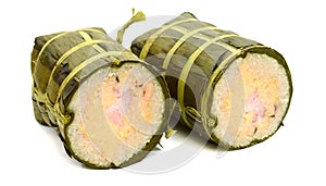 Cylindric glutinous rice cake, Vietnamese new year food