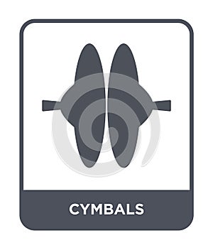 cymbals icon in trendy design style. cymbals icon isolated on white background. cymbals vector icon simple and modern flat symbol