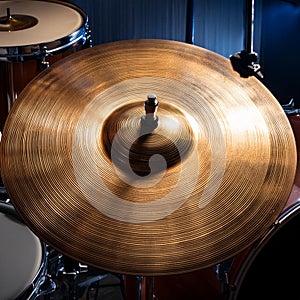 cymbals percussion instrument, AI generated