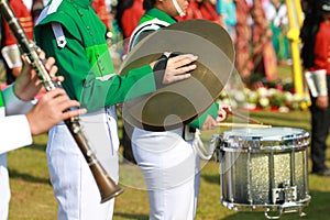 Cymbals player