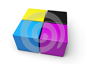 CYMK Cubes