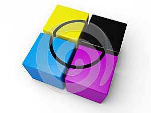 CYMK Cubes