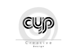 CYP Creative Unique Modern Letter Logo Design