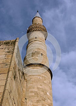 Cyprian sandstone minaret