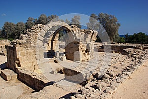 Cyprus. Ancient ruins in Paphos