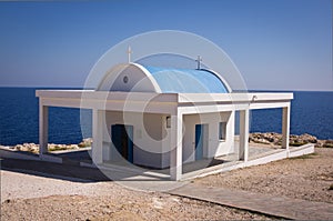 Cyprus chapel Agii Anargiri in Agia Napa photo