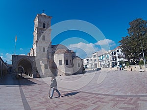 Cyprus, Larnaca, Europe - Jan. 31, 2018,Church of Saint Lazarus