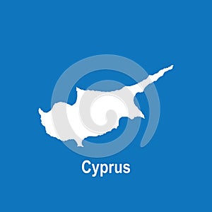 Cyprus map icon