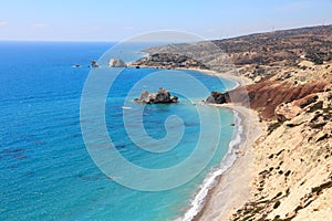 Cyprus Aphrodites Rock photo