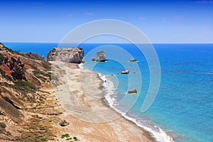 Cyprus Aphrodites Rock photo