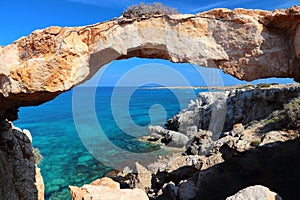 Cyprus nature rock arch