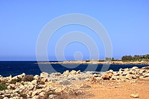 Cyprus tourist attractions, The mediterranean Sea coast photo