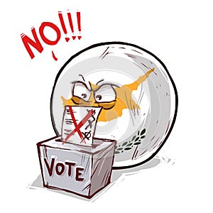 Cyprus voting no
