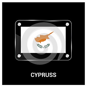 Cypruss flags design vector