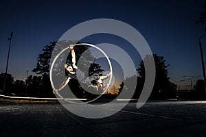 Cyr wheel performance session