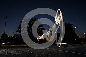 Cyr wheel performance session