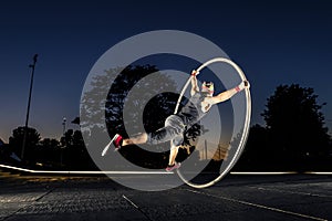 Cyr wheel performance session