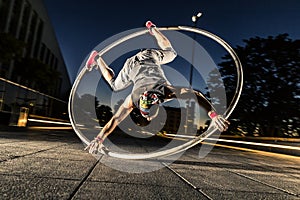 Cyr wheel performance session