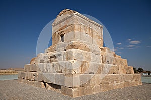 Cyrus Tomb in Pasargadae of Shiraz