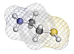 Cysteamine Huntington\'s disease drug molecule