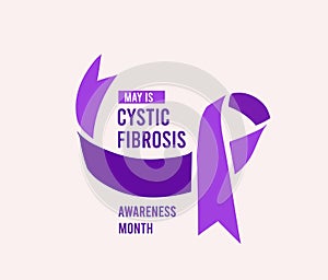 Cystic Fibrosis awareness month. Vector illustration