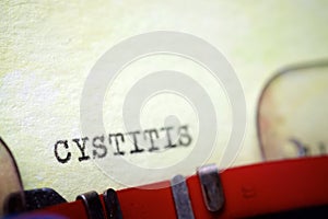 cystitis concept view