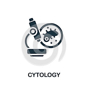 Cytology icon. Simple illustration from medical equipment collection. Creative Cytology icon for web design, templates,