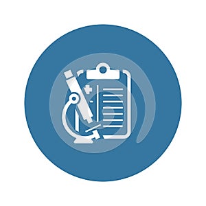 Cytology and Medical Services Flat Icon