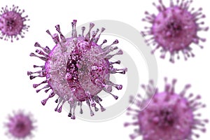 Cytomegalovirus, DNA virus from herpesviridae family photo