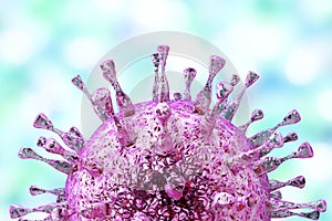 Cytomegalovirus, DNA virus from Herpesviridae family photo
