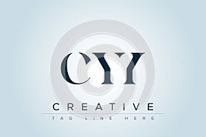 CYY abstract letter logo