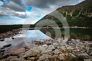 Czarny Staw Gasienicowy in Tatras Mountains Poland