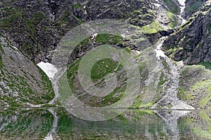 Czarny Staw by the Morskie Oko lake