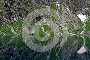 Czarny Staw by the Morskie Oko lake