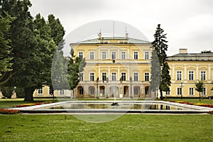 Czartoryski Palace in Pulawy. Poland