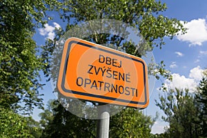 Czech - Be more careful