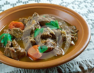 Czech beef goulash