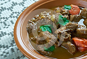 Czech beef goulash