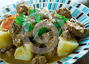 Czech beef goulash