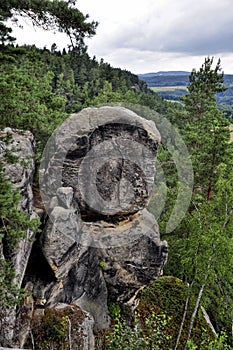 Czech Bohemian Paradise Klokoci rocks