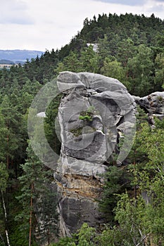 Czech Bohemian Paradise Klokoci rocks